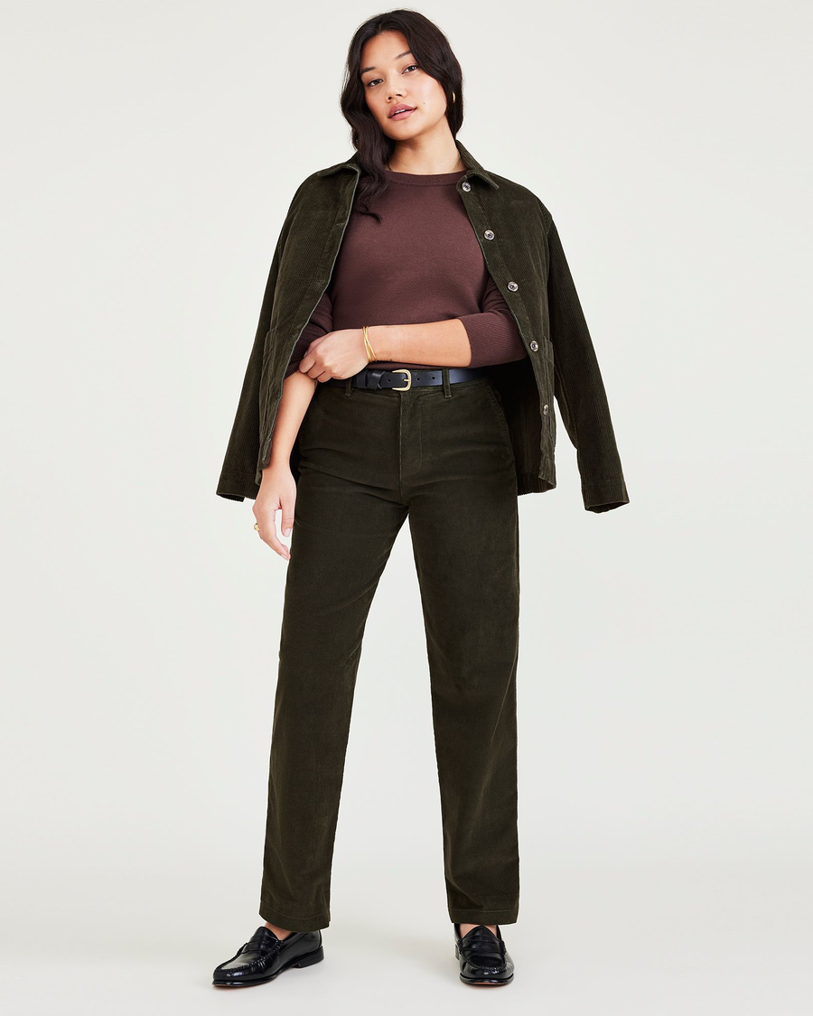 (image for) Unique Original Khakis, High Waisted, Straight Fit